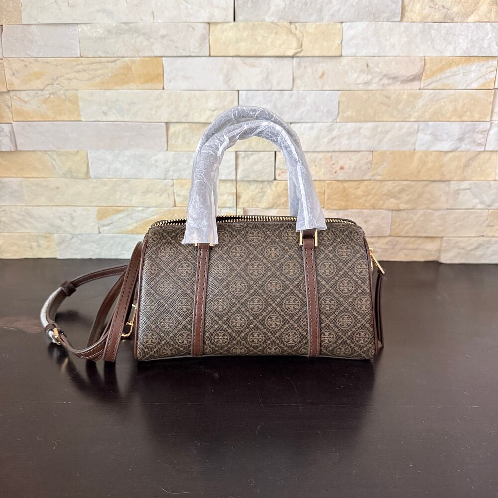 New‼️Tory Burch T Monogram Barrel Tote Bag Mini 164900 Authentic ‼️